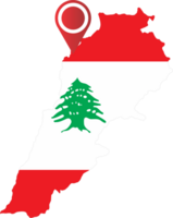 Lebanon country map icon png