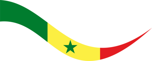 Senegal map line art country icon png