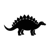 a black and white illustration of a dinosaur white background. vector