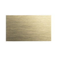 Rectangular gold metal plate with brushed texture, reflecting light subtly. surface appears smooth and elegant, suitable for use in design or decoration png