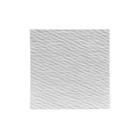Textured white paper napkin is displayed against transparency background, showcasing its simplicity and utility. napkin subtle texture adds touch of elegance to its plain design png