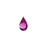 Vibrant pink water droplet with glossy surface, isolated on transparency background, creates striking contrast. droplet smooth texture and vivid color evoke sense of freshness and purity png