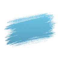 Vibrant blue paint brush stroke on transparent background, showcasing texture and artistic flair. Perfect for creative design projects and digital art compositions png