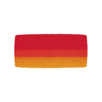 retangular gradiente do vermelho para laranja com texturizado superfície cria vibrante e caloroso visual efeito. cores transição suavemente, evocando sentido do calor e energia png