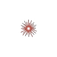 Red and white starburst pattern radiates from center, creating dynamic and festive design. symmetrical lines give sense of movement and celebration, perfect for festive occasions png