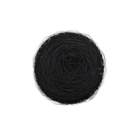 Textured black circle with rough, sketch like appearance is set against transparent background, creating minimalist and abstract design png