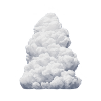 Large, fluffy white cloud with textured appearance, resembling cumulus cloud, stands against transparent background. cloud soft, billowy form evokes sense of calm and serenity png