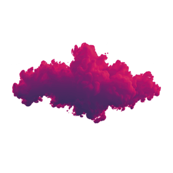 vivace rosso e viola inchiostro nube galleggia contro trasparenza sfondo, la creazione di dinamico e artistico visivo. vorticoso colori miscela senza soluzione di continuità, evocando senso di creatività e fluidità png