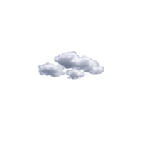 Fluffy white cloud floats against clear blue sky, evoking sense of calm and tranquility. cloud soft, billowy texture contrasts with vast openness of sky png