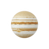 Creative depiction of planet like object resembling Jupiter, with swirling brown and white patterns on egg shape, set against transparency background png
