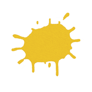 vivace giallo dipingere schizzare con strutturato superficie su trasparenza sfondo, la creazione di grassetto e artistico contrasto. irregolare forma e dinamico gocciola Inserisci senso di movimento e creatività png