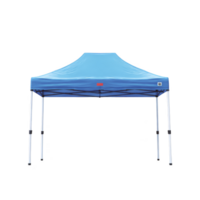 Blue pop up canopy tent with adjustable legs, ideal for outdoor events and providing shade. tent features sturdy frame and weather resistant fabric, perfect for various occasions png