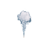 Dense, white cloud of smoke rises against transparency background, creating dramatic and mysterious effect. smoke appears to be billowing upwards, forming intricate patterns png