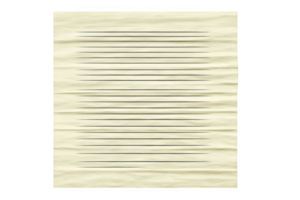 Crumpled sheet of lined paper with textured surface, featuring horizontal lines for writing. paper has vintage appearance, adding nostalgic feel png