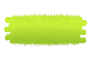 Vibrant green paint stroke with textured edge creates bold and artistic effect, perfect for creative design projects and backgrounds png
