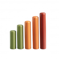 Colorful cylindrical shapes representing data visualization in a modern design. Perfect for infographics, presentations, or abstract compositions. png