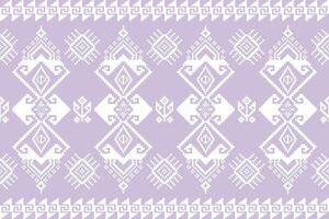 Lavender Thai Pixel Seamless Pattern. Minimalist Pastel Ethnic Design. A blend of pixel symmetry and soft color palette perfect for modern design needs. vector