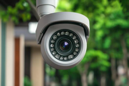 Modern Security Camera A High Tech Eye for Protection photo