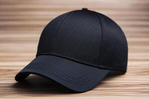 Stylish Black Baseball Cap Perfect for Any Occasion photo