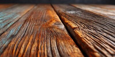 of weathered wooden planks. Rustic wood texture background. photo