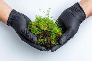 Preserving Nature's Beauty A Tiny Ecosystem Held in Care photo