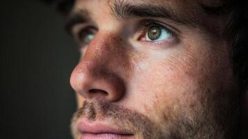 Portrait of a Man, Capturing Depth and Expression photo