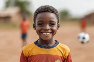 A Radiant Smile A Joyful Child's Portrait photo