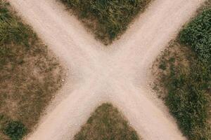 A Serene Crossroads in Nature's Embrace photo