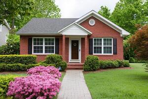 Charming Brick Ranch House with Lush Landscaping Dream Home in the Suburbs photo