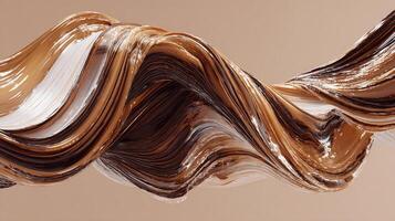 High-resolution photorealistic luxury background with detailed smooth wave textures photo