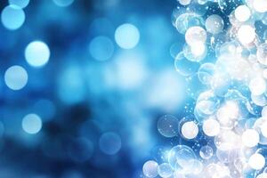 Bokeh lights shimmering, abstract background for dreamy effects, backdrop for design photo