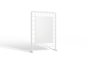 Wire Rack Display Stand for Brochure and Flyer Branding Presentation png