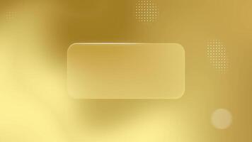 Liquid Glass UI Gold Background Animation with Modern Gradient and Halftone video