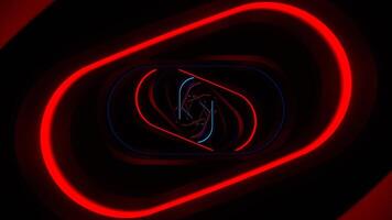 vermelho e azul estroboscópico espiral elipse túnel fundo vj ciclo dentro 4k video