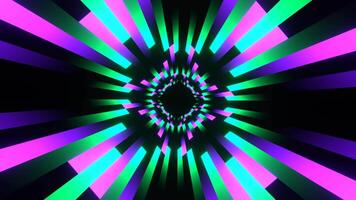 roxa e turquesa colori linhas movimento fundo vj ciclo dentro 4k video