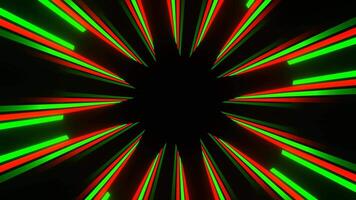 Green and Red Neon Energy Center Background VJ Loop in 4K video