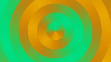 Orange and Turquoise Abstract Minimalist Circles Background VJ Loop in 4K video