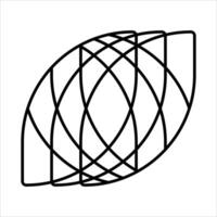 Abstract Geometry A Simple Yet Elegant Illustration Design Creation vector