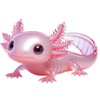 A pink lizard with large eyes and long horns png