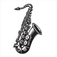 Saxophone Icon Design vector