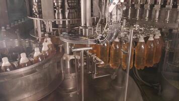 Close view of rotary filling station video