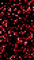 A vibrant abstract background formed by bright red pixelated dots on a dark surface. The grid-like pattern creates a modern and dynamic digital art effect. video