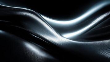 Abstract wallpaper featuring layered luxurious wave patterns photo