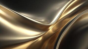 High quality abstract background featuring soft flowing wave lines photo