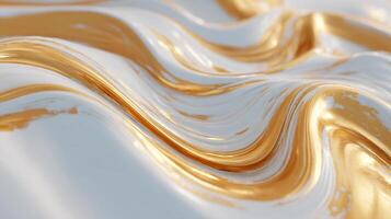 Abstract waves blending softly into a high-res luxury style photo