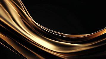 Elegant glossy abstract wave wallpaper in vibrant high quality photo