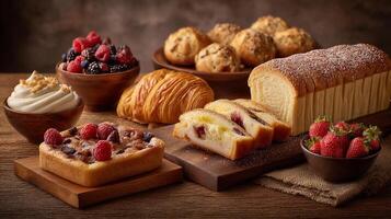 Rustic bakery high-resolution photo scene