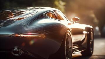Artistic curves in photoreal daylight image photo