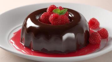 Tasty dessert photography in sharp focus photo