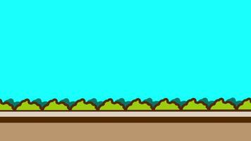A stylized nature platform showing a grassy top and soil layers underneath, perfect for game design or eco-themed visuals video